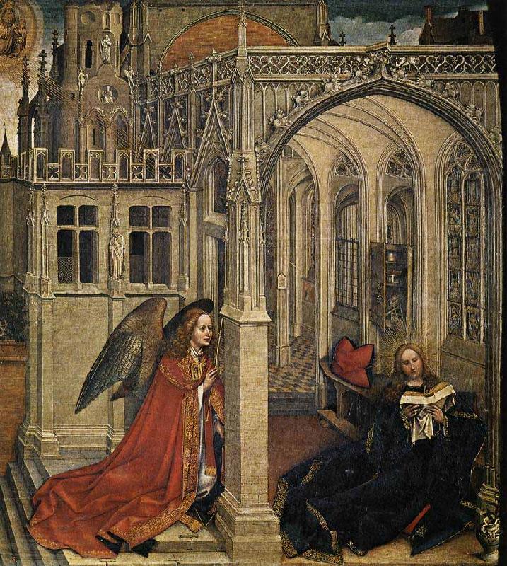 Robert Campin Annunciation oil painting picture
